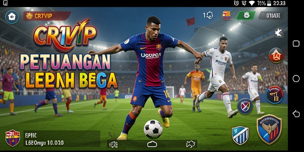 Screenshot gameplay CR7VIP menampilkan pertempuran seru dan karakter menarik.