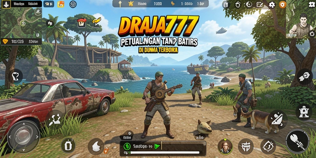 Gameplay DRAJA777 yang penuh petualangan di dunia terbuka.