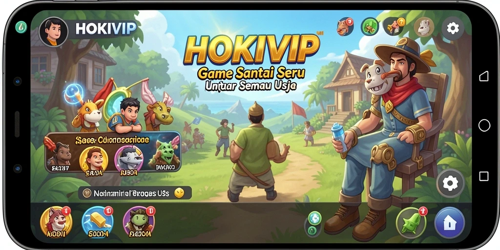 Tampilan menarik dari gameplay HOKIVIP yang seru dan interaktif.