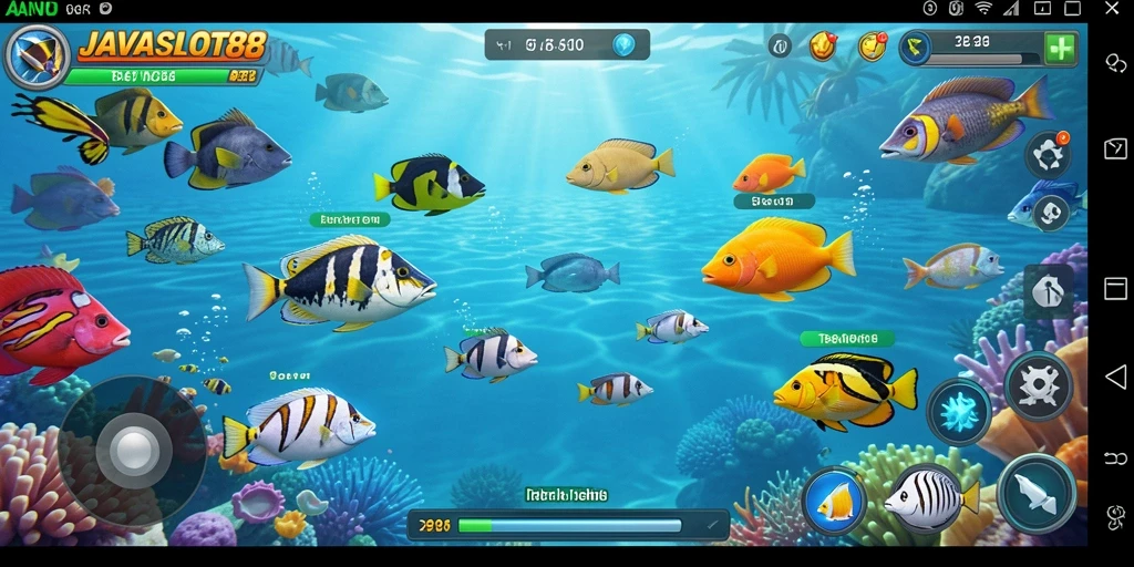 Screenshot permainan Tembak Ikan yang seru dan menantang.