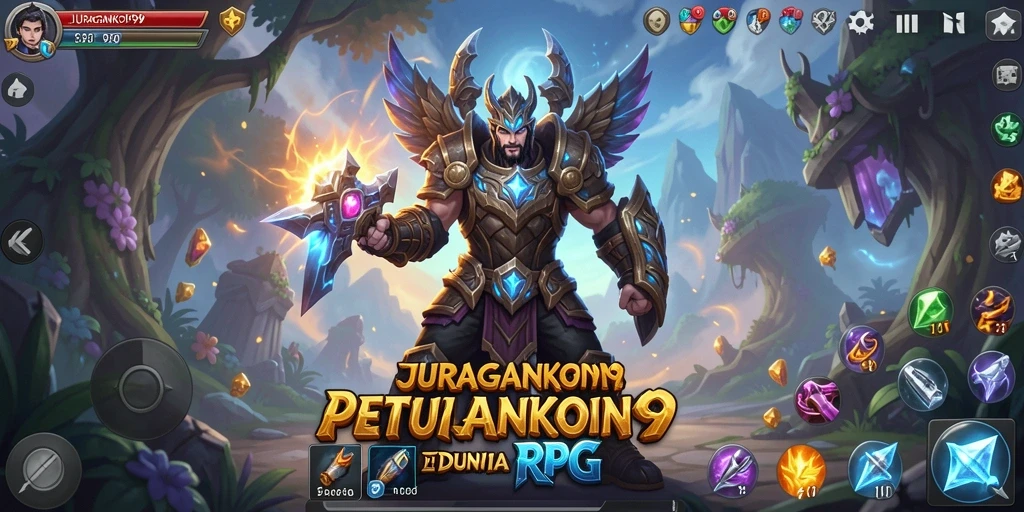 Screenshot gameplay JURAGANKOIN99 dengan aksi mendebarkan di dunia RPG.
