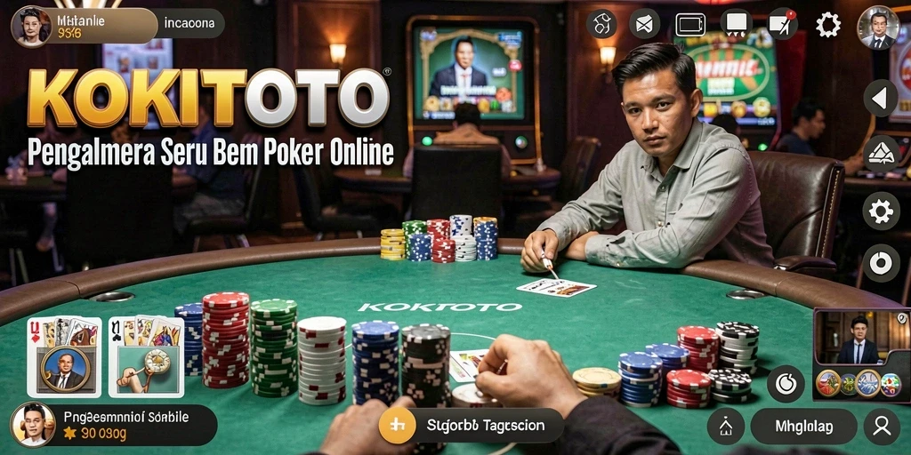 Tampilan gameplay interaktif dari KOKITOTO yang mengasyikkan.