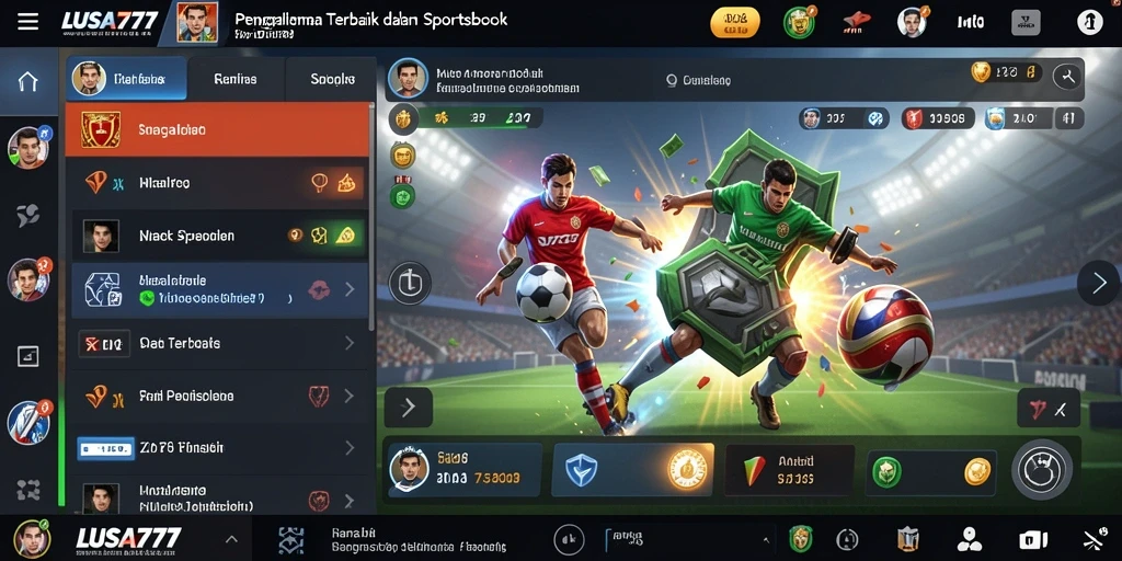 Tampilan gameplay menarik di LUSA777 untuk taruhan olahraga.