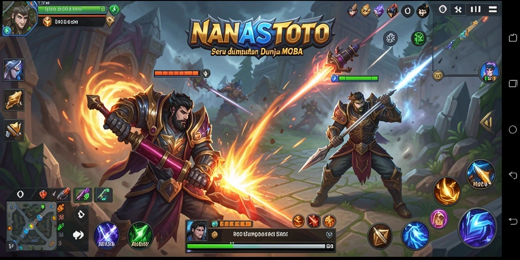 Tampilan seru dalam pertempuran di NANASTOTO.