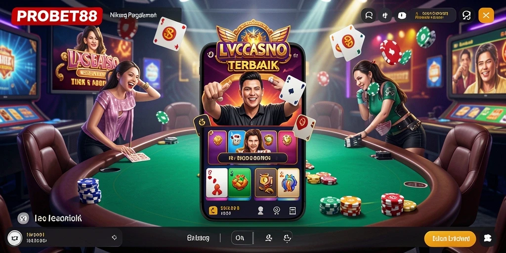 Gameplay menarik dari PROBET88 Live Casino dengan dealer langsung.