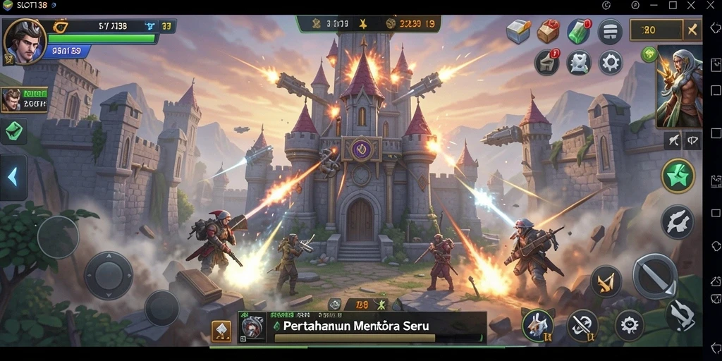 Gameplay menara pertahanan yang intens dan menarik di SLOT138.