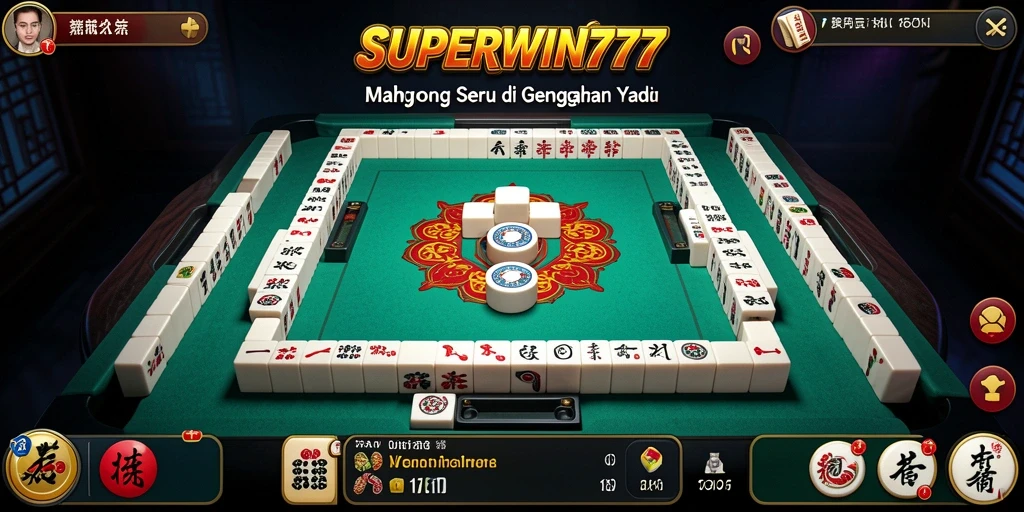 Screenshot SUPERWIN777 menampilkan gameplay Mahjong yang seru dan interaktif.