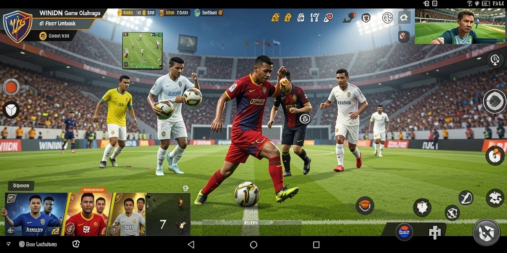 Tangkapan layar gameplay yang penuh aksi di WINIDN.