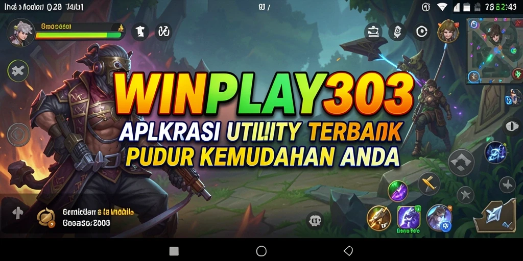 Screenshot tampilan utama WINPLAY303 yang menggambarkan fitur utilitas.